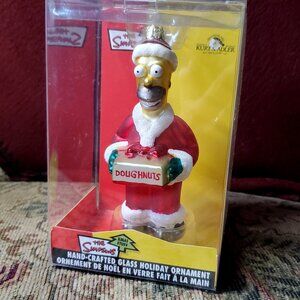 Kurt S. Adler Homer Simpson Ornament, Glass, 2004